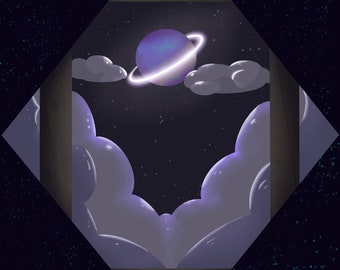 Galaxy Frame Downloadable Print 8x10