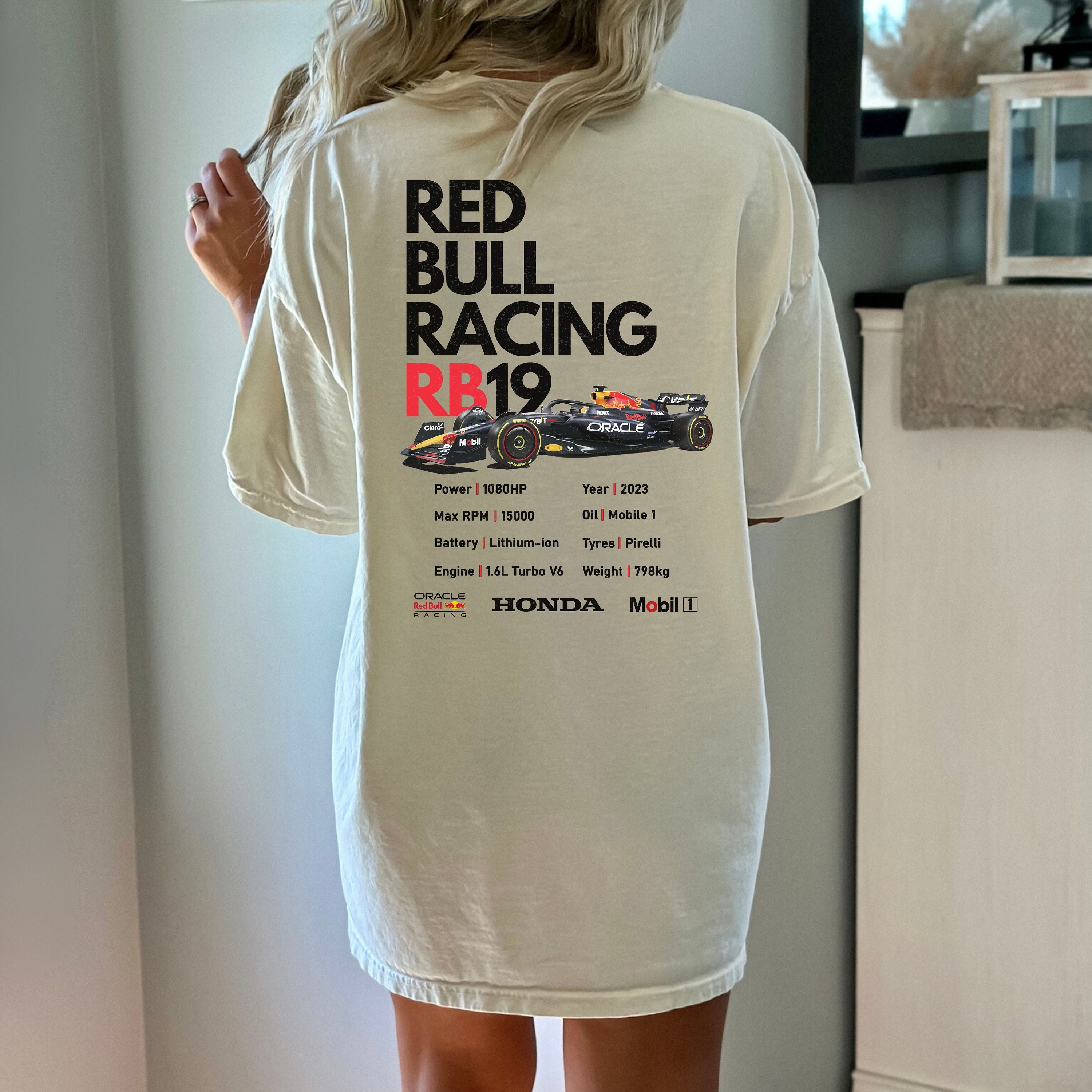 Red Bull F1 Racing Adult Fit Tee in Red
