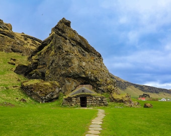 Rutshellir Caves, Premium Print