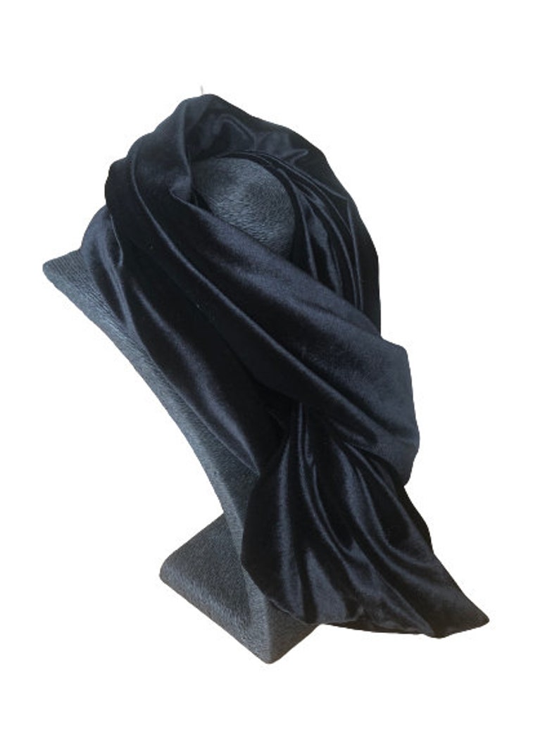 Black Velvet Scarf image 1