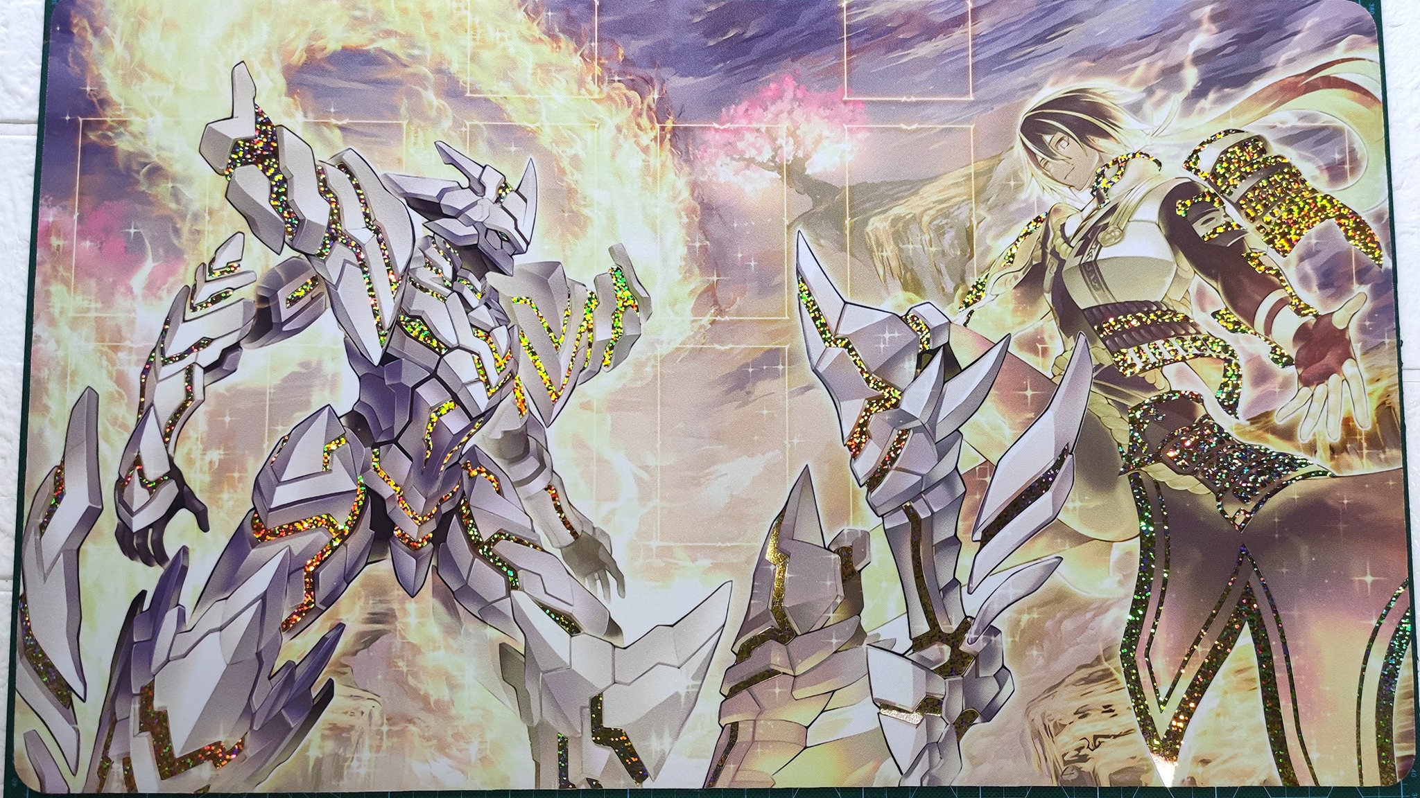 Yugioh Playmat Mannadium Visa Starfrost Theme Holographic Luxe Mouse