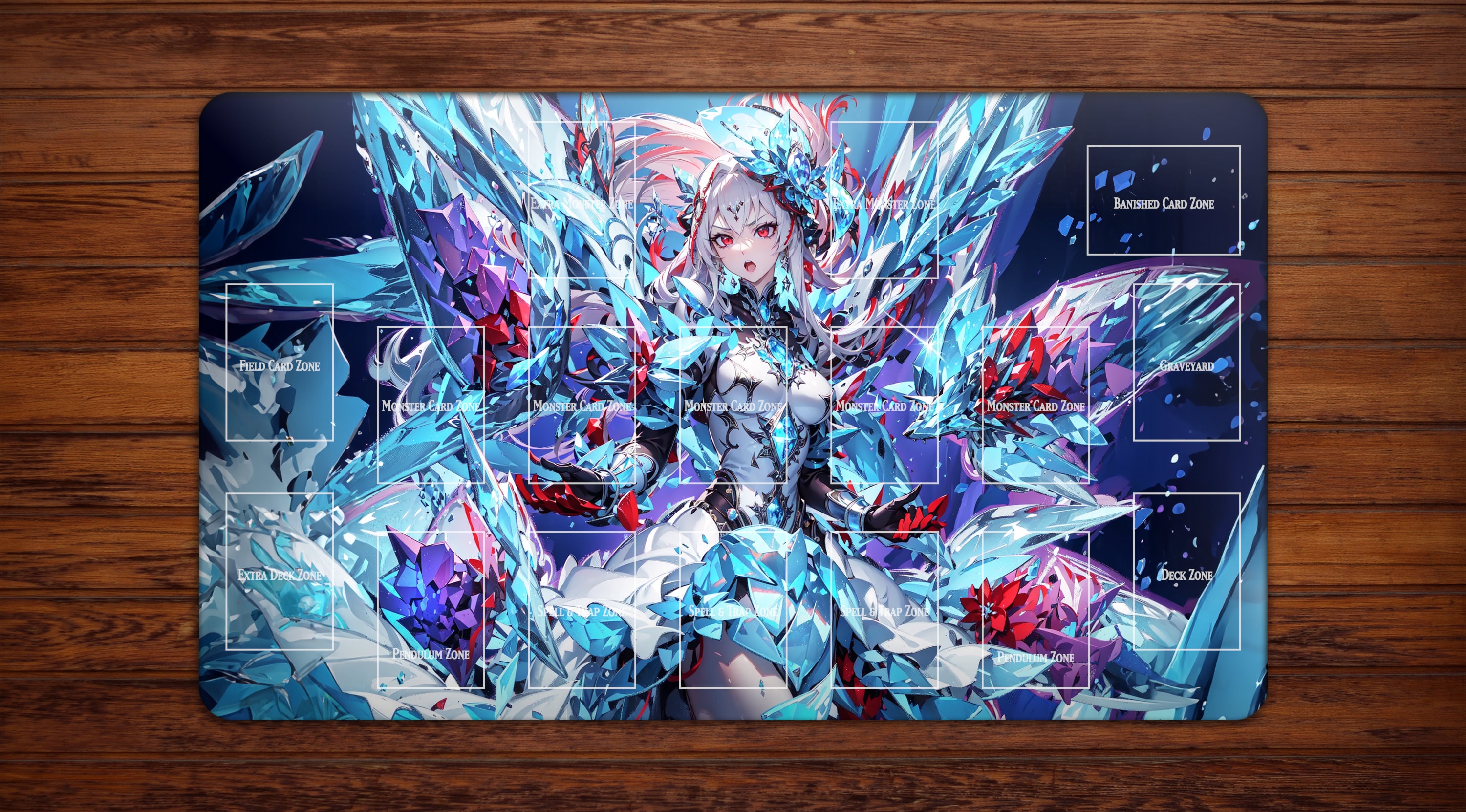 Yugioh Playmat Mirrorjade Despia Branded Girl 3D Theme Mouse Etsy
