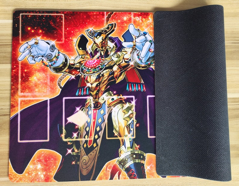 Yugioh Playmat Eldlich Golden Lord Trap Stun Theme Holographic Etsy