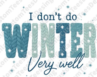 Snowflakes Christmas Png, Winter Christmas Png, Chunky Knit Cute Png, Preppy Christmas Tree Png
