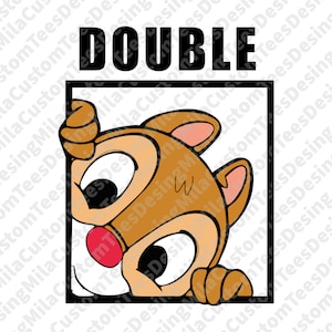 Double Svg, Dale Svg, Family Shirt Svg, Couple Svg, Shirts for Couples, Matching Shirts Svg, Chip and Dale Svg