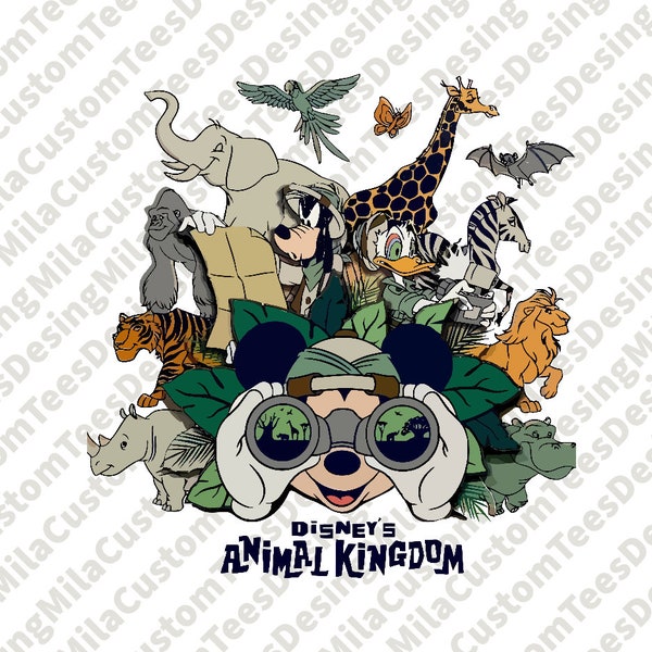 Animal Kingdom Png, family trip png, animal kingdom shirt png, safari animals png, vacation png