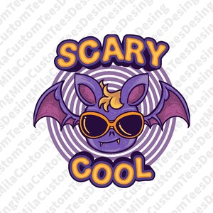 SCARY COOL Png, halloween png, stagione spettrale png, trendy halloween png, horror png, fantastici adesivi PNG, bella carta da parati png, fantastiche vibrazioni png