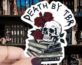 Dood door TBR//kindle sticker//leesachtige sticker//lezer