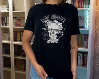 donkere romantiek boekenclub shirt// trendy leesgrage t-shirt//smut boek t-shirt// lezer kleding