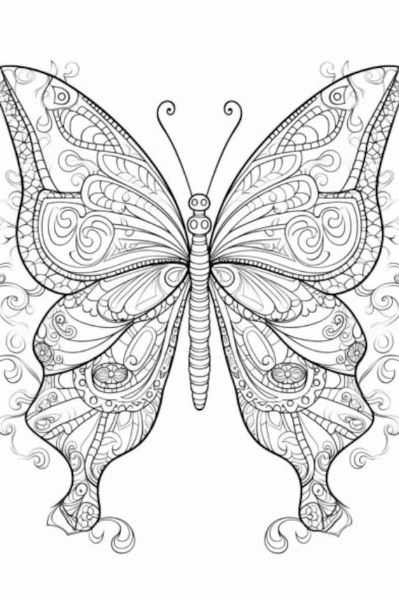 Adult Coloring Books For Girls: Detailed Designs: Advanced Coloring Pages  For Older Girls & Teenagers; Zendoodle Flowers, Butterflies, Hearts,  Mandala (Paperback)