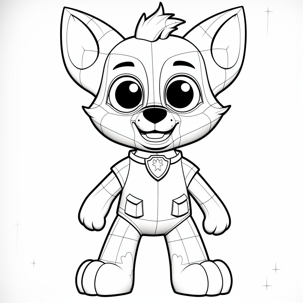 20 Baby Fox Kids Colouring Pages, Amazing Patterns, Kids Colouring Book, Digital Colouring