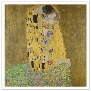 The Kiss Wall art - Gustav Klimt