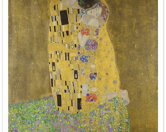 The Kiss Wall art - Gustav Klimt