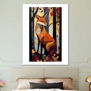 Fuchs im Herbst - Wandbilder