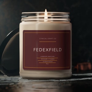 FedexField Stadium Candle, Washington Commanders Football Candle, Commanders Football Gift, NFL Home Decor, 100% Soy Candle