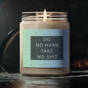 Girl Boss Mantra Soy Wax Candle, Funny Candle Gift for Girlfriend, Gift For Friend, Cheer Up Gift, Funny Eco Friendly 9oz. Candle Gift