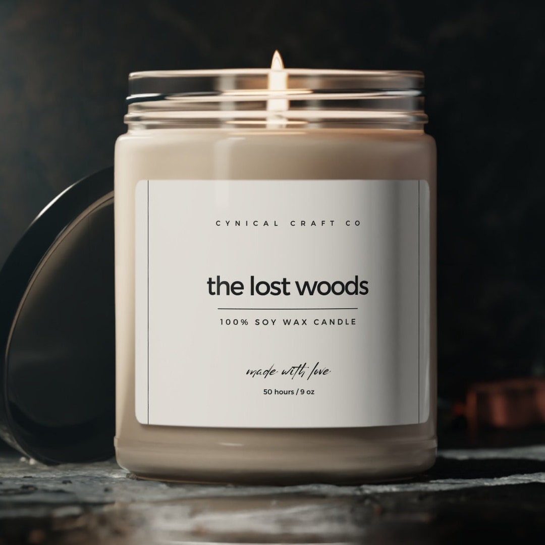The Lost Woods Zelda Candle, Fandom Candle, the Legend of Zelda