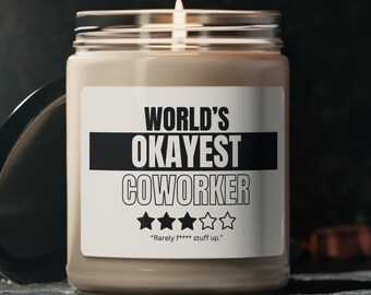 Funny Work Candle | Gift | Funny Candle | Work Candle | Friend Candle | Work Gift | Coworker Gift | Office Candle