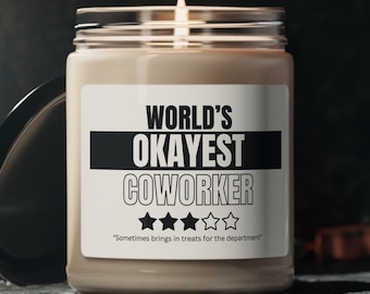 Funny Work Candle | Gift | Funny Candle | Work Candle | Friend Candle | Work Gift | Coworker Gift | Work Candle | Treats