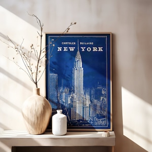 Chrysler Building Poster, New York City Print, New York City Poster, Chrysler Building Print, Modern Architecture Poster, Chrysler Wall Art