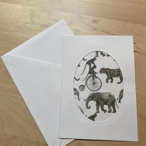 Carte simple et son enveloppe