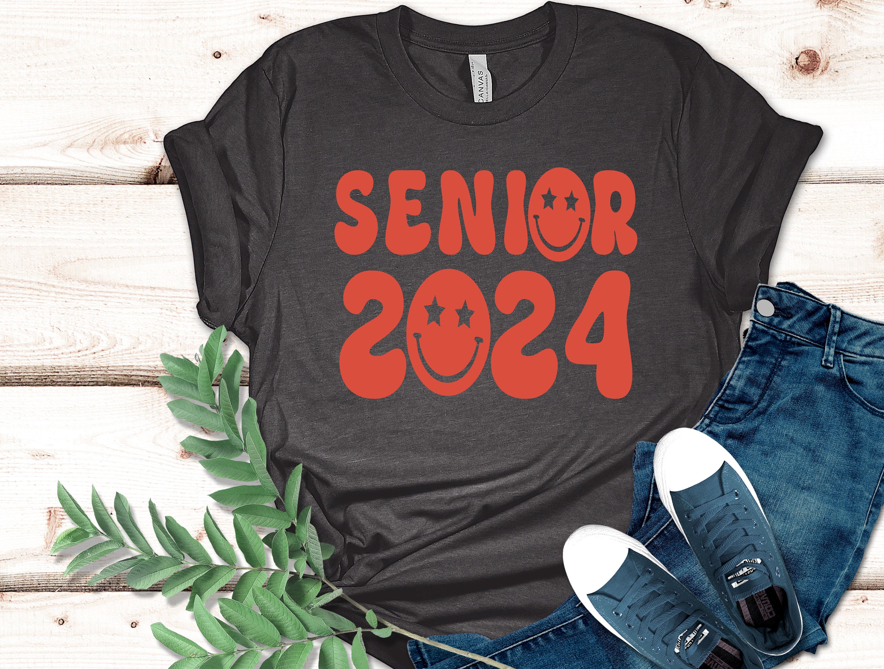 Senior 2024 Shirt Graduation 2024 Tee Groovy Senior Retro - Etsy