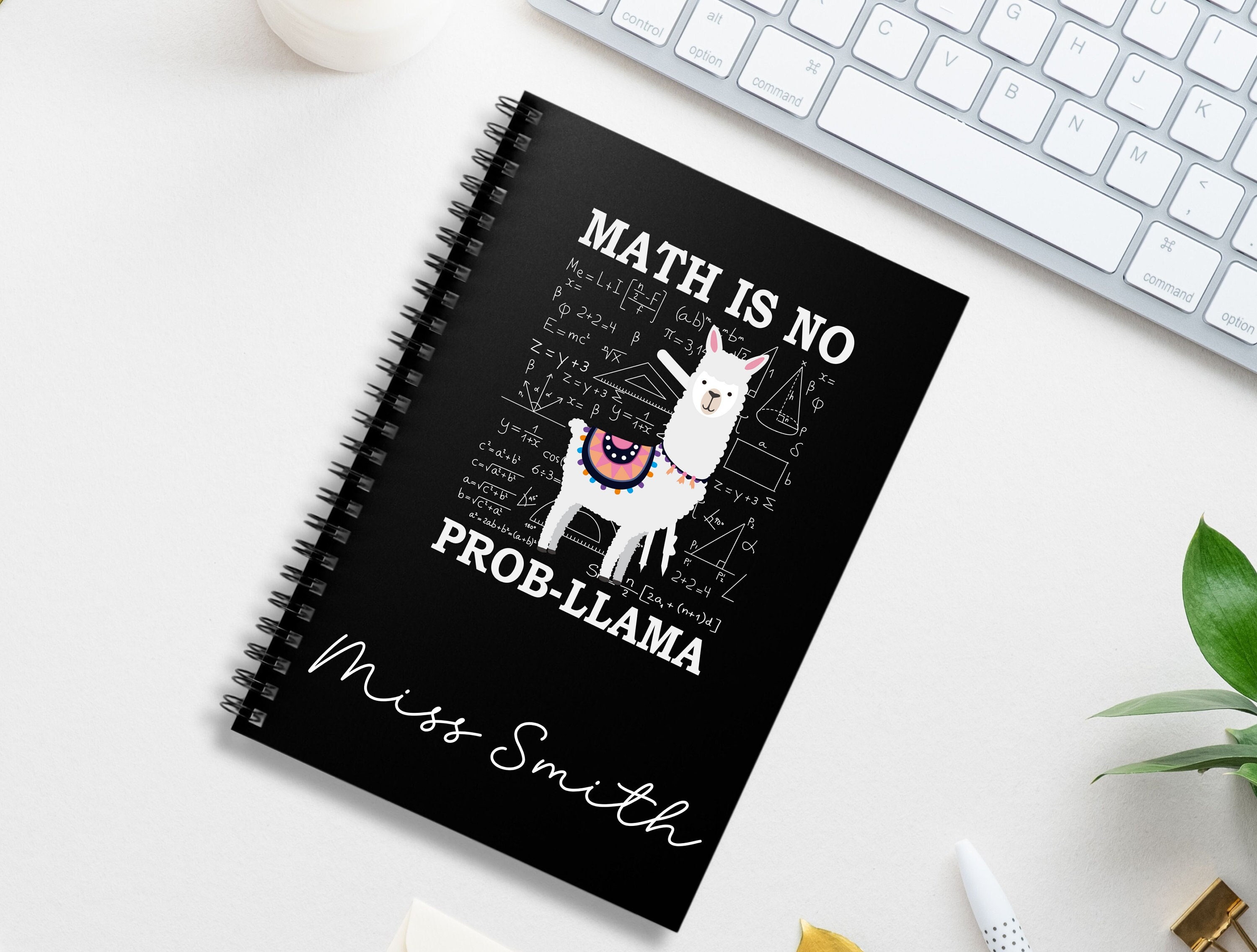 Math Is Math Spiral Notebook for Sale by Llamahandz