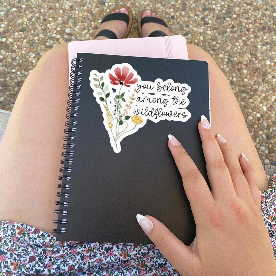 You Belong Among the Wildflowers Tom Petty Custom Sticker, Tom Petty