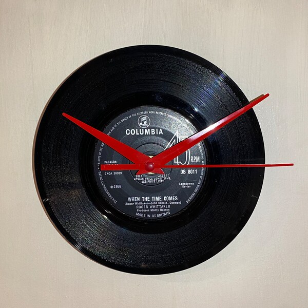 Vinyl Record Clock Etsy UK