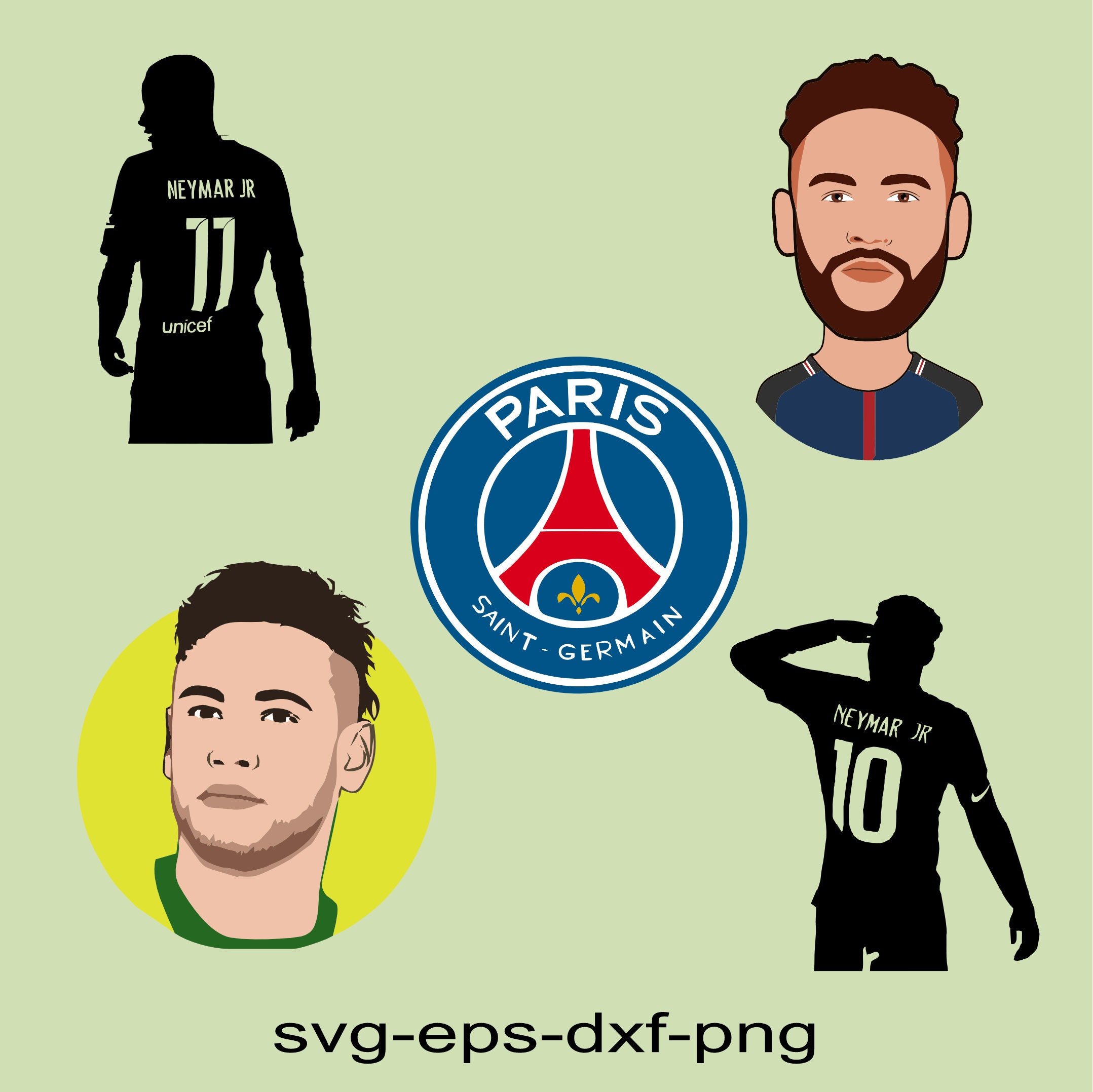 Beautiful Game Sticker mural joueur Mbappe Paris Saint-Germain + sticker  PSG supplémentaire hauteur 120 cm : : Sports et Loisirs