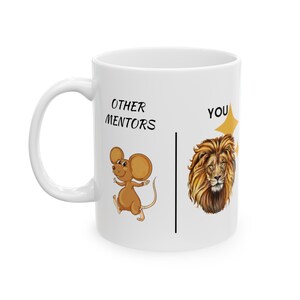 Mentor Mug, Funny Mentor Gift Mug For Mentor Christmas Gift, Mentor Gift, Thank You Mentor, Mentor Teacher Gifts For Men And Women