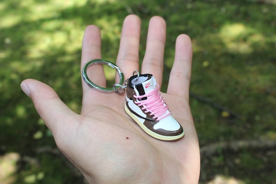 Mini Shoe Model Keychain Brown and Tan Mini Kicks Mini 