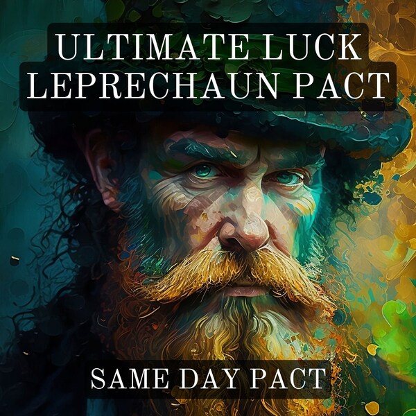 Ultimate Luck Leprechaun Pact | Money Spell | Leprechaun Attunement | Luck Spell | Wealth Spell | Same Day