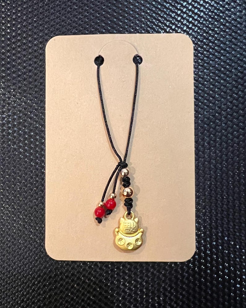Jade Rabbit phone charm, Cute Bunny charm, Rabbit Phone Charm, Rabbit Charm, Rabbit Bag Charm, Good Luck Charm, Lucky Cat Charm Bild 8