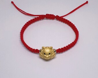 Chinese Zodiac Bracelet, Zodiac Sign Red String Bracelet ADJUSTABLE, Good Luck Bracelet, Zodiac Sign Anklet, Red String Anklet Adjustable