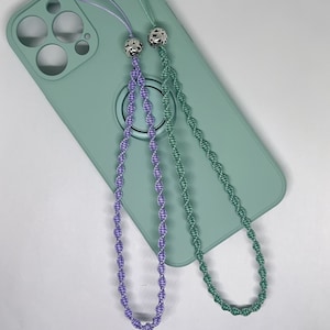 Correa de muñeca liviana, correa de macramé trenzado para teléfono, correa de muñeca duradera, correa para llavero, correa para billetera, correa para cámara, correa resistente