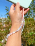 Austrian Glass Crystal beaded Phone Wrist strap, Personalized Wrist strap, Keys strap, purse strap, Camera strap, Stars wristlet
