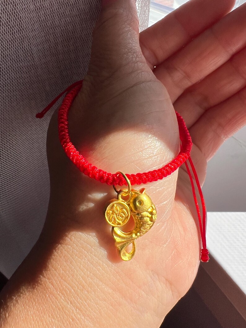 Lucky Koi Fish Bracelet, Lucky Koi Fish Anklet, ADJUSTABLE Bracelet