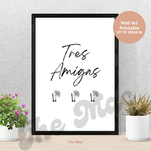 Tres Amigas Print. RHOC Digital Print. Bravo Themed Print.