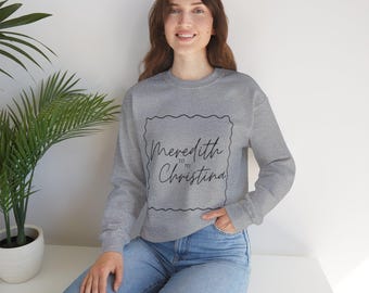 Meredith and Christina Personalized Crewneck Sweatshirt. Grey&#39;s Anatomy Best Friends Sweatshirts. Meredith Grey. Christina Yang
