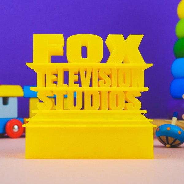 Fox Television Studios 3D Printed Logo