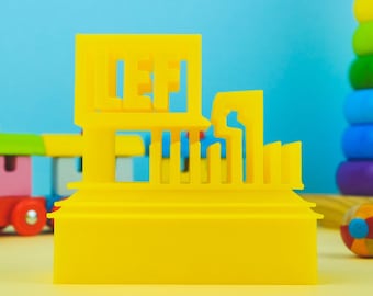 Lef Logo 20th Century Fox Style Logo 3d Printed Pla Plastic Warner Bro Lef Logo 20th Century Fox Style Logo 3d Printed Pla Plastic Warner Bro