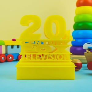 20th Century Fox Television 3D Printed Logo