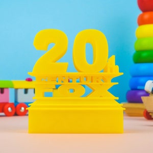 20th Century Fox 3D Printed Logo Kids Toy Pretend Play Pixar Animation Intro Warner Bros Fox Searchlight Universal Kid Gift Autism Spectrum