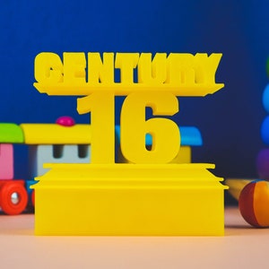 Century 16 3D Printed Logo