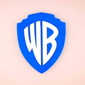 New Warner Bros Animation Group Logo 3D Printed Pretend Play Kids Toy 3D Printing Movie 3D Print Warner 20th Century Fox Pixar TVOKDIS