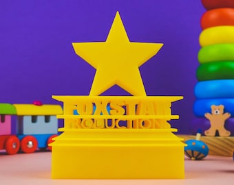 Logotipo impreso en 3D de Fox Star Productions