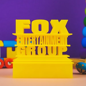 Fox Entertainment Group 3D Printed Logo