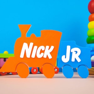 Nick Jr Train Logo 3D Gedrucktes Logo Kinder Spielzeug