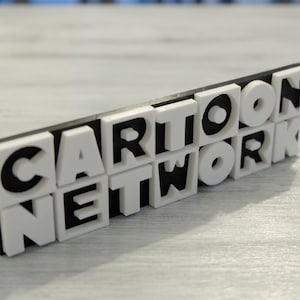 Logo Cartoon Network Drukowane w 3D Udawaj Zabawkę Dla Dzieci Drukowanie w 3D Zabawki Edukacyjne Dla Przedszkola Druk 3D Warner 20th Century Fox Pixar Animation